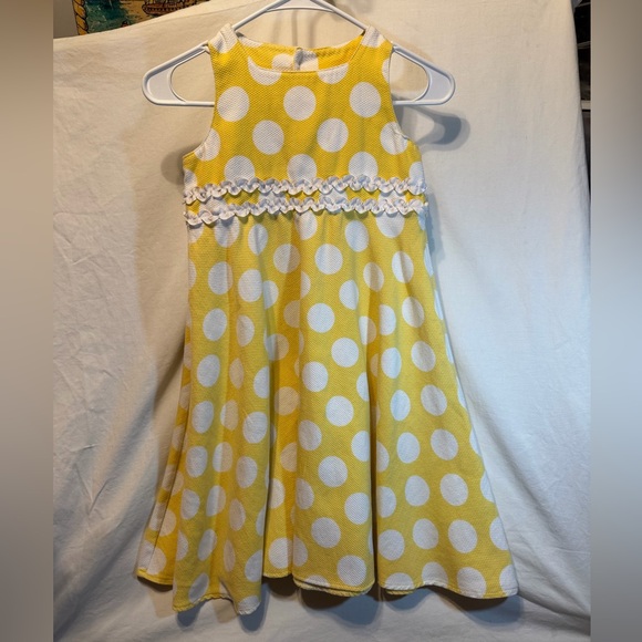 Patsy Aiken Other - Sunny Yellow Polka Dot Kids Dress